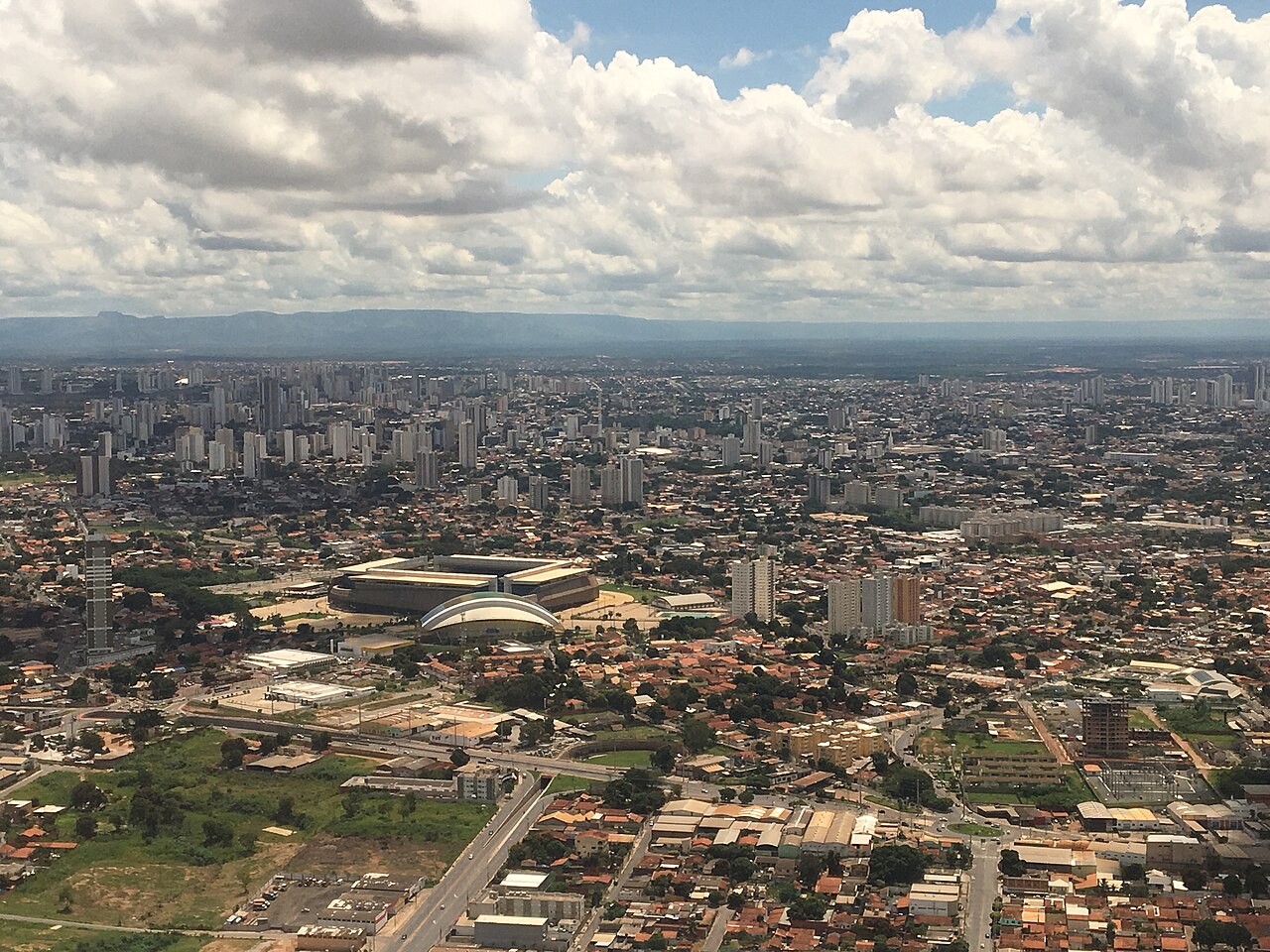 Vista aérea de Cuiabá, Mato Grosso